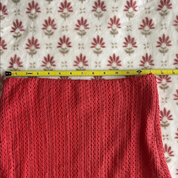 Red Crochet Two-Piece Set - Picture 3 of 9